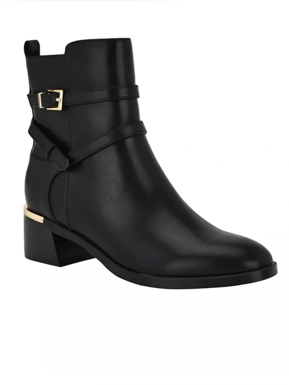 Calvin Klein Jasen Black Ankle Booties. Size 7.5 - Picture 1 of 11